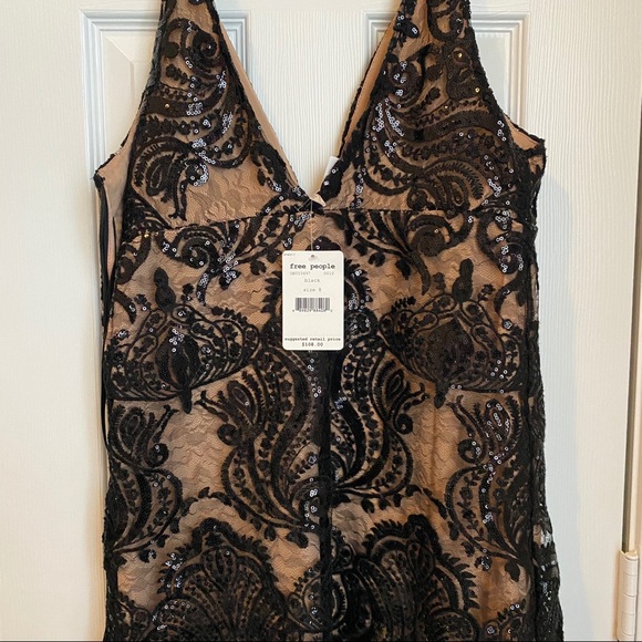 FP Free people Black Nights Shimmers Mini dress - Picture 11 of 12